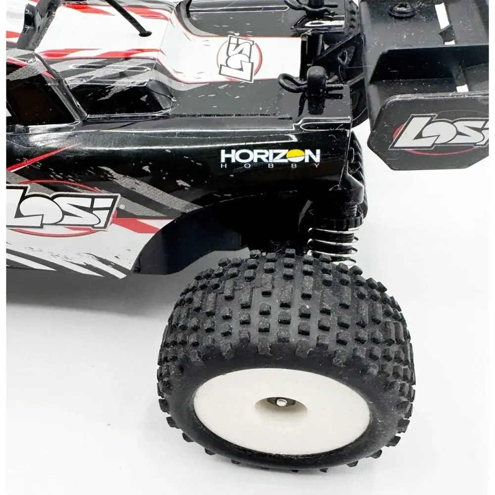 Losi Micro Truggy 1/24 Scale Electric RTR 4WD White Black Stadium Truck ONLY RC